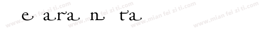 Adobe Garamond Itali字体转换
